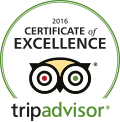 Trip Advisor Excellence Award 2016